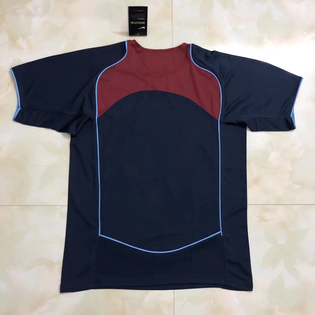 Áo Thun Họa Tiết Câu Lạc Bộ Bóng Đá Atletico Madrid Phong Cách Retro Cho Nam 2004-2005