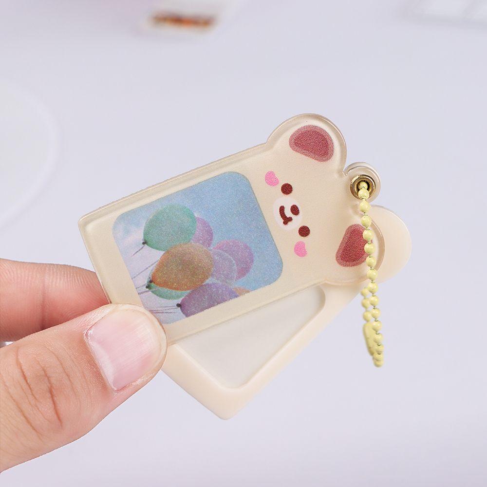 Móc Khóa Hình Gấu Đáng Yêu DIY Giá Đỡ