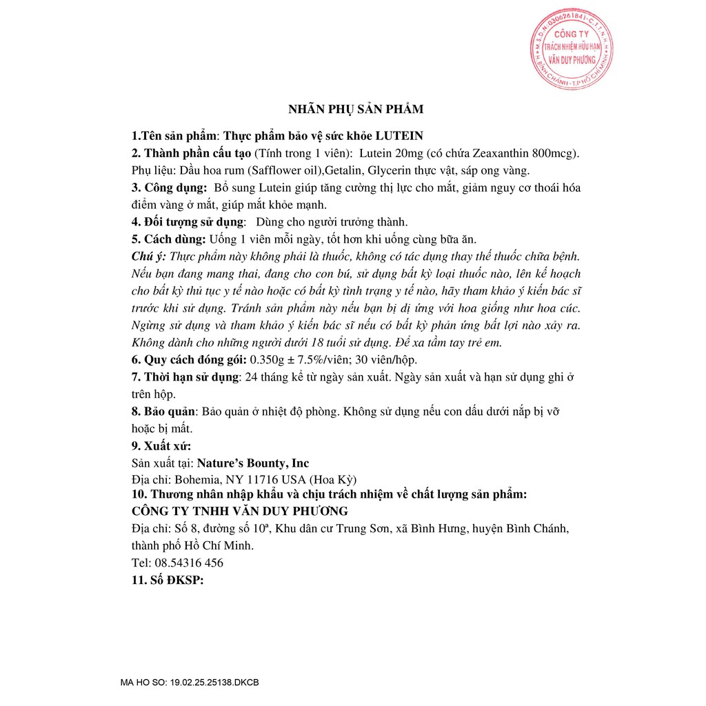 Viên Uống Bổ Mắt Nature's Bounty Lutein Hộp 30 Viên | BigBuy360 - bigbuy360.vn