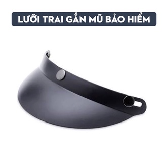 Mỏ mũ bảo hiểm phượt, lưỡi chai mũ bảo hiểm, phụ kiện mũ bảo hiểm, mũ bảo hiểm nửa đầu