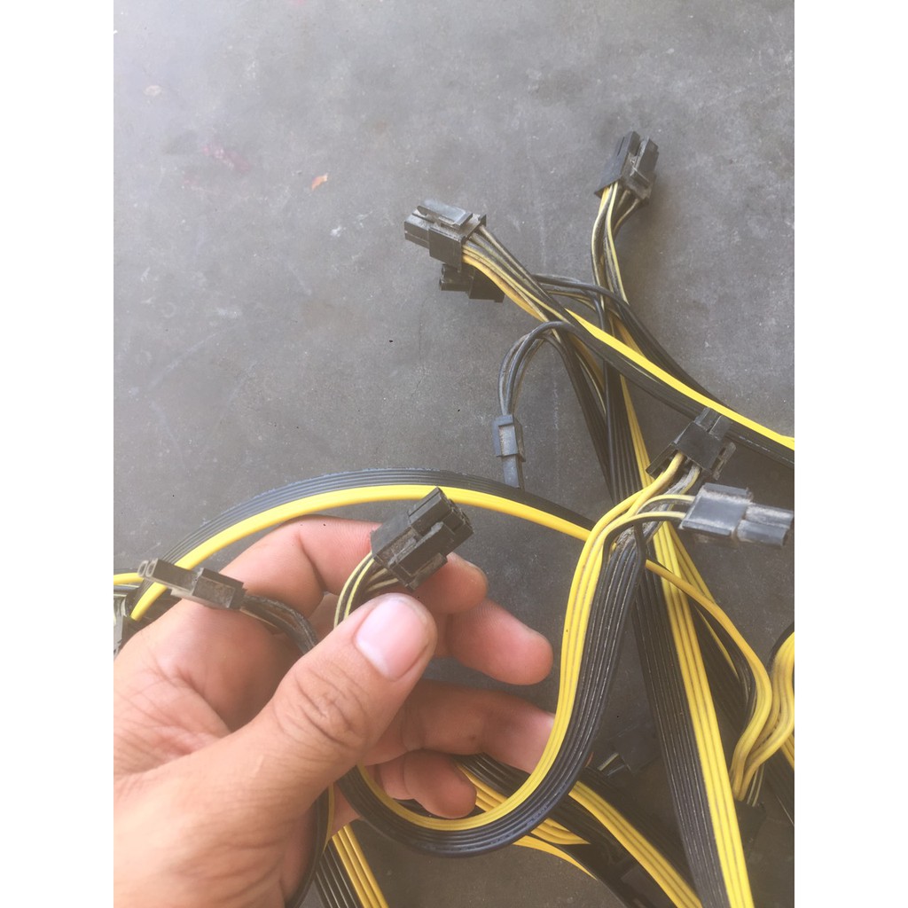 Dây 6pin ra 2 đầu  pin cho nguồn server