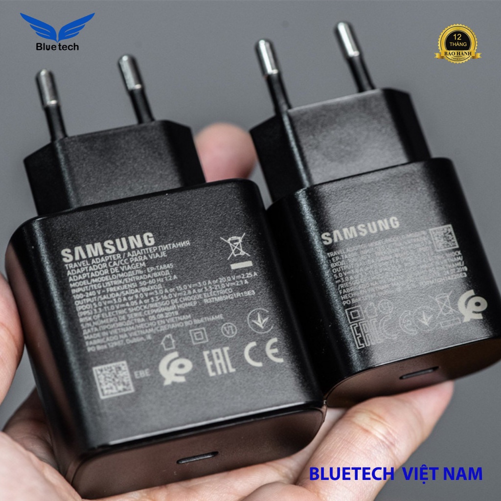 Bộ Sạc Siêu Nhanh 45w cho Samsung Galxaxy Note 10 Plus/Note20/S20Ultra/S21/S22utral, Sạc Nhanh 45w Samsung, Bộ Sạc Nhanh