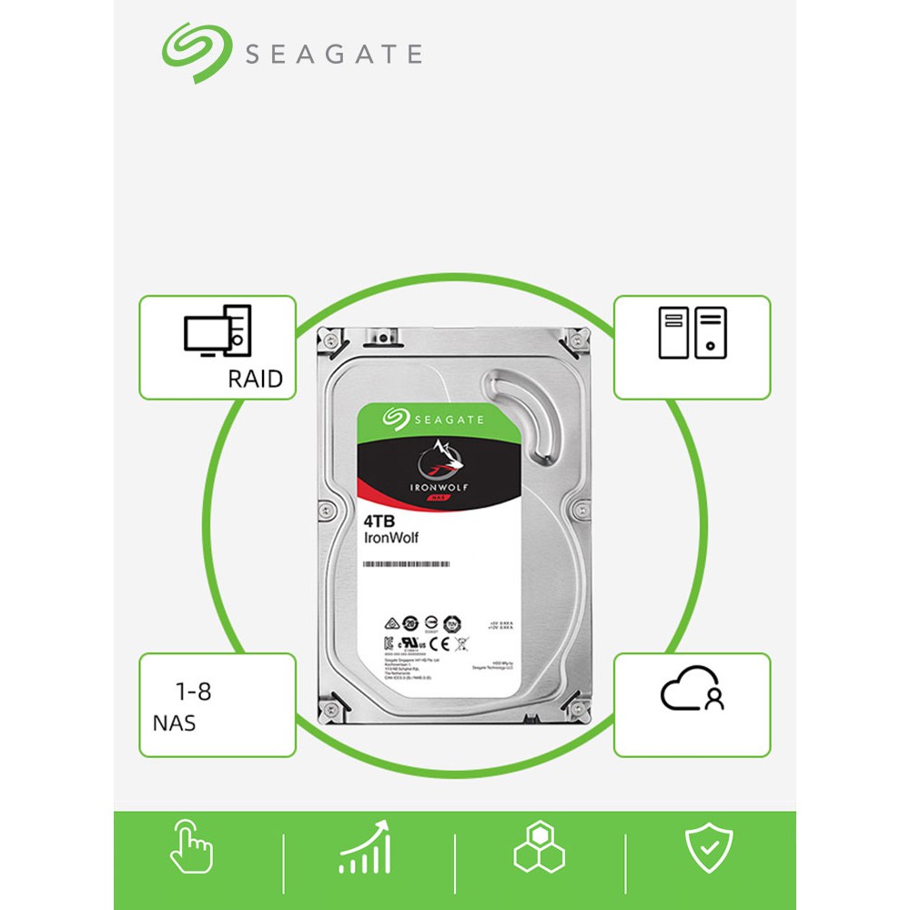 Ổ cứng SSD Seagate Seagate Cool Wolf 4t nas | BigBuy360 - bigbuy360.vn
