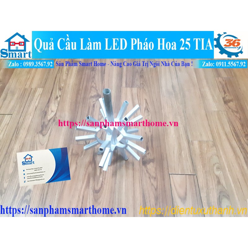 Quả cầu led pháo hoa