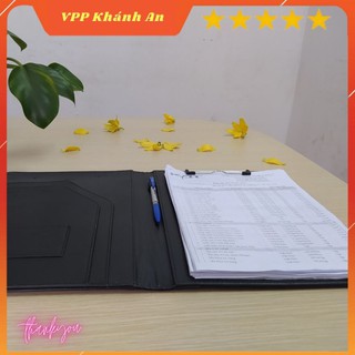 Bìa trình ký da cao cấp 2 mặt