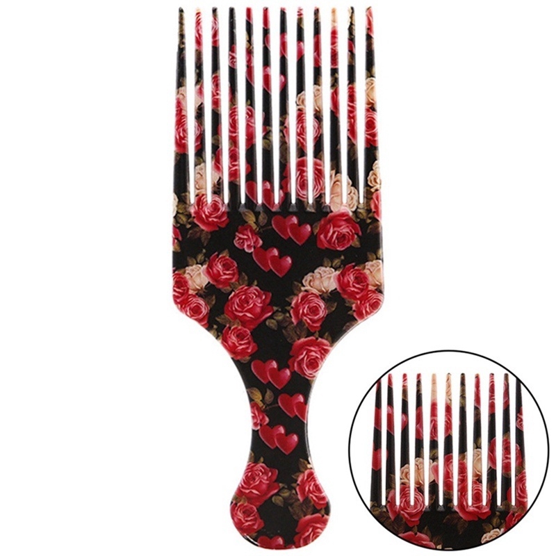 Fierjob cutadorns1 S/M/L Hair Comb Insert Afro Hair Pick Fork Comb Hair Dressing Styling Tool Useful