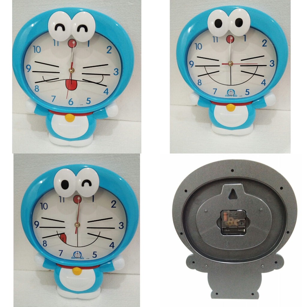Đồng Hồ Treo Tường Cà Phê Toàn Thân / DORAEMON - 48