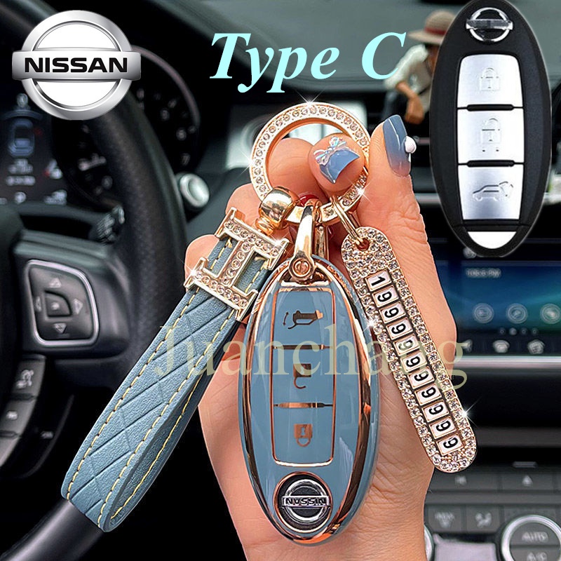 Ốp Chìa Khóa Xe Hơi Chất Lượng Cao Cho Nissan Qashqai Juke F15 J10 J11 X-Trail T32 T31 Nissan X70 Nissan Terra Navara Almera Patrol royalKicks Tiida Pathfinder Note
