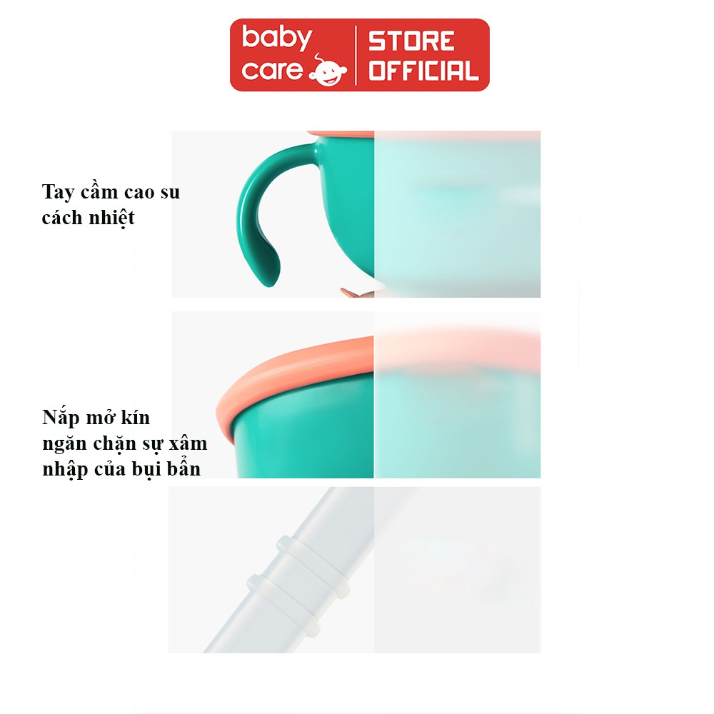 Bát ăn dặm đa năng 2in1 BC BABYCARE bát uống súp cho trẻ em - BC8051