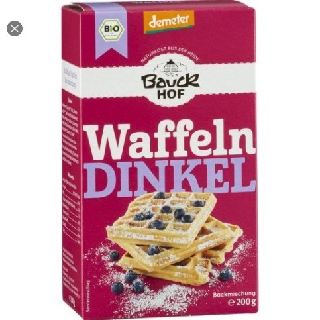 Bột làm bánh quế Waffeln hữu cơ Bauckhof 200g
