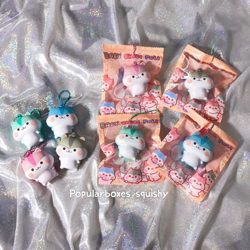 Đồ chơi Bóp Mềm Squishy chính hãng Popular Poli Baby Chibi