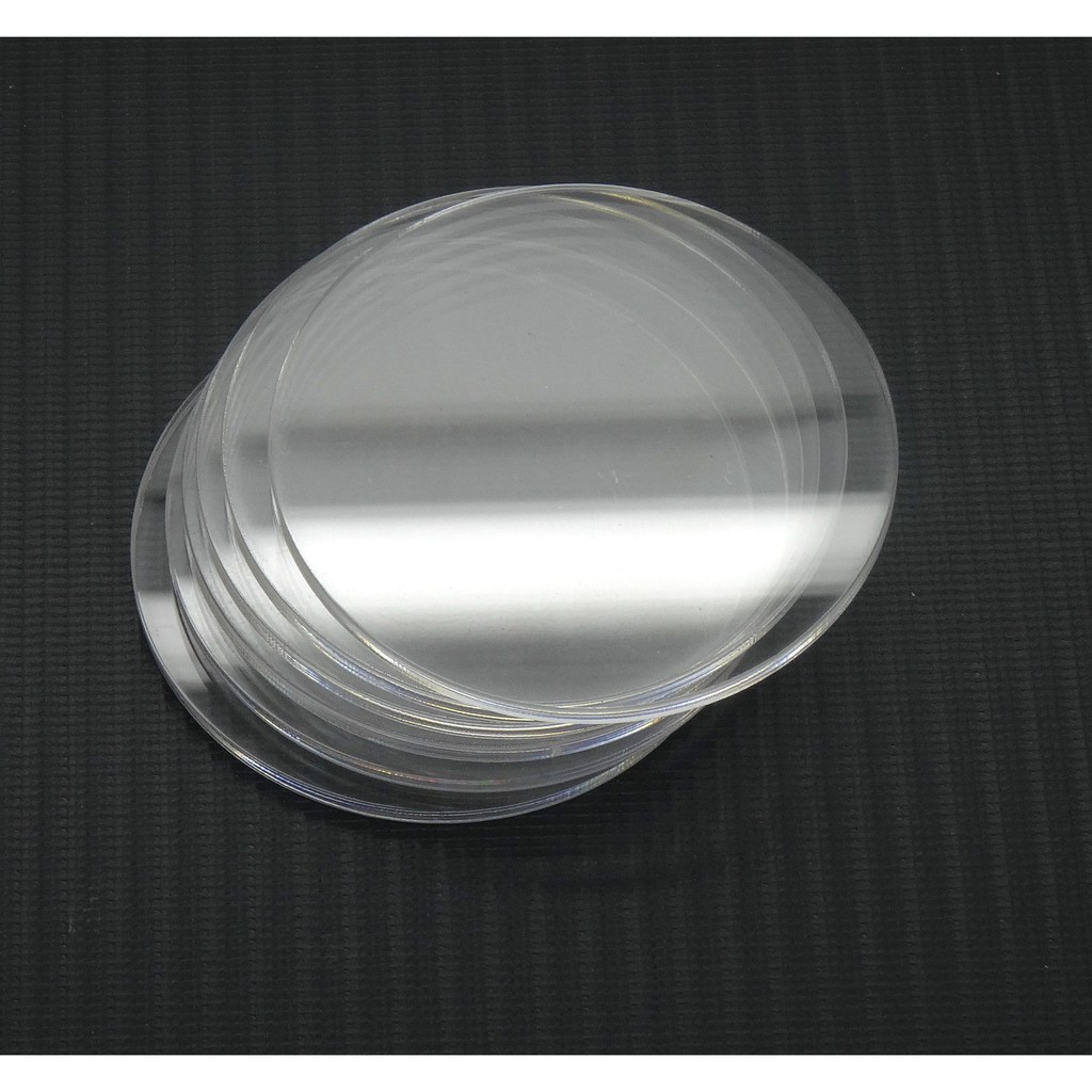[1mmx20cm] Combo 3 mica tròn, dĩa tròn nhựa mica trong suốt chế đồ chơi sáng tạo, trưng bày sản phẩm, trang trí(VA224x3)