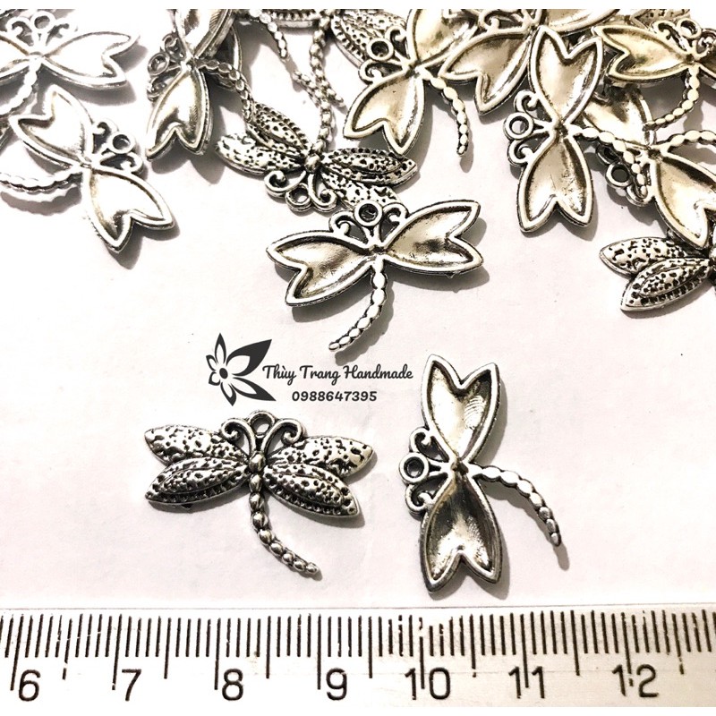 Charm Chuồn chuồn trang trí vòng tay, trang sức handmade