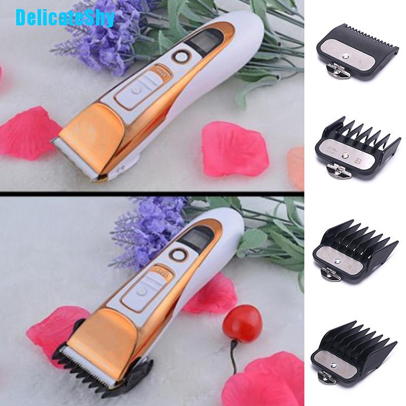 [DelicateShy 4 Sizes Fashion Men Hair Clipper Replacement Attachment Comb Hair Trimmer Styling Tools