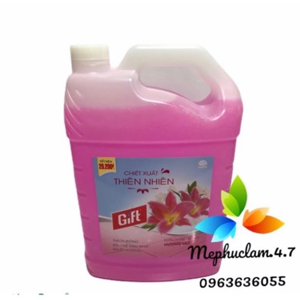 Nước thơm lau sàn Gif 3.8kg.( Mẫu mới)