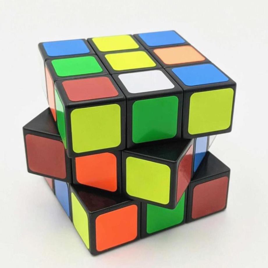 [Khai trương giảm giá] RUBIK 3x3 viền đen - Rubic 3 Tầng Stickerless - Xếp hình rubik 3x3