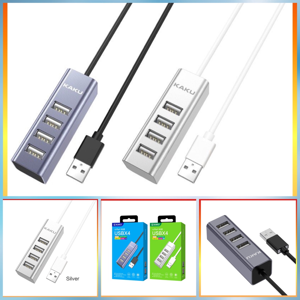 Bộ chia cổng usb,hub chia cổng usb,gồm 4 cổng chia ra tiện dụng,truyền dữ liệu nhanh chóng,chính hãng Kaku model Ksc 383