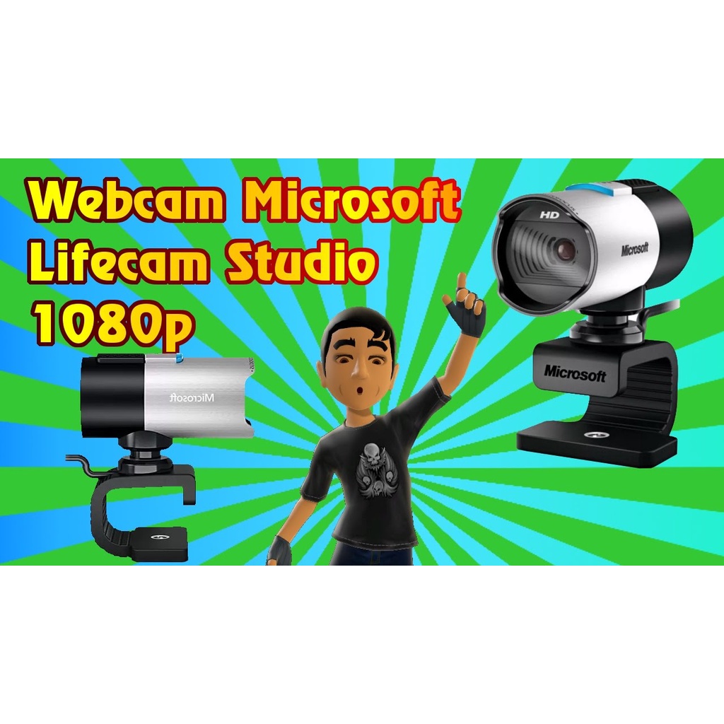 Webcam Microsoft Lifecam Studio HD 1080p - Model: 1425- Webcam Camera