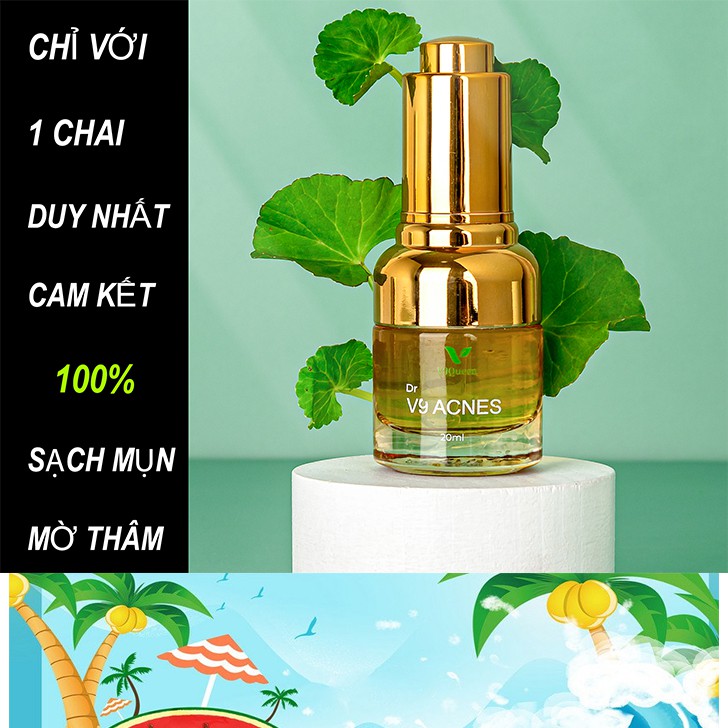 Tinh Chất Rau Má Dr V9 Acnes  - Giảm Mụn, Mờ Thâm 5 Ngày 20ml V9QUEEN | BigBuy360 - bigbuy360.vn