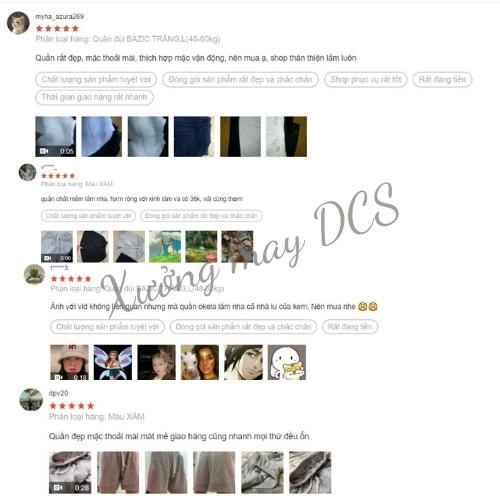Quần Short Nữ Quần Đùi Unisex Chân Cua Dáng Hàn Logo Cạp Chun Dây Rút 02 Màu Xưởng May DCS