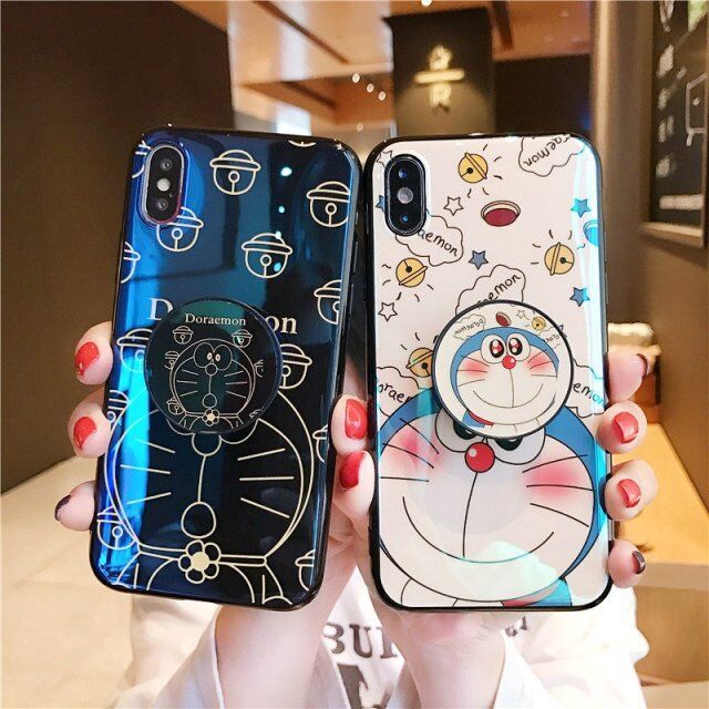 Ốp điện thoại họa tiết hoạt hình Doraemon dành cho Samsung J7 J2 Prime J7 Pro J4 Plus A30 A20 A50 A70 A10 A7 2018