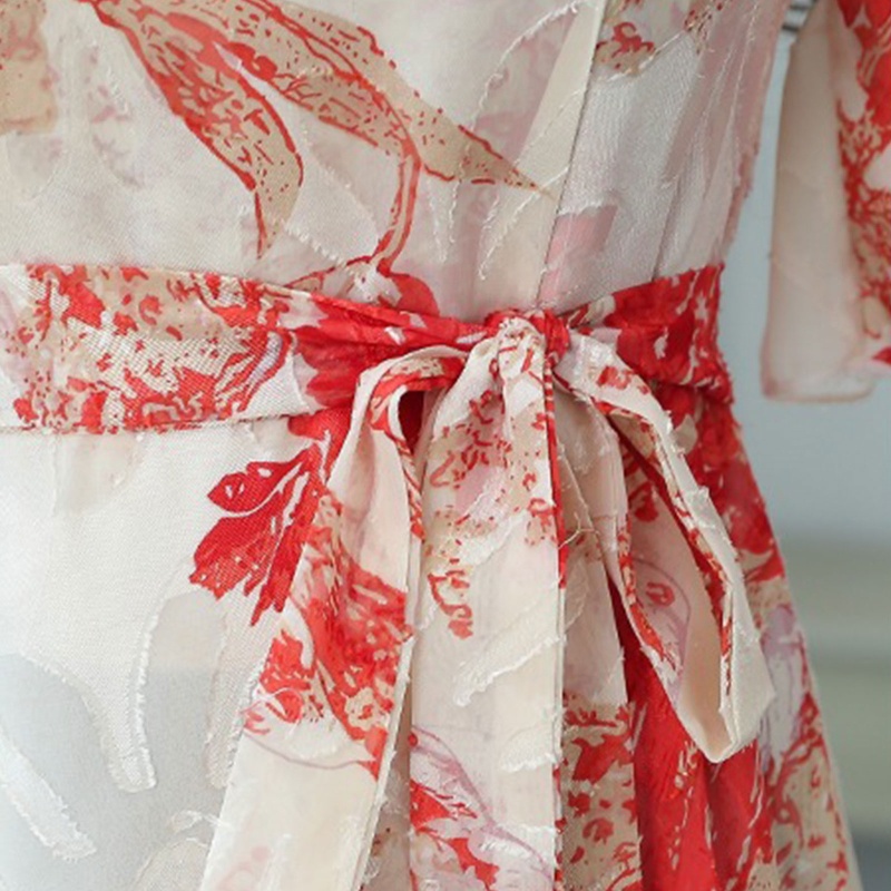 Đầm Maxi Lưng Cao Họa Tiết Hoa Thời Trang Mùa Hè Xinh Xắn Cho Nữ