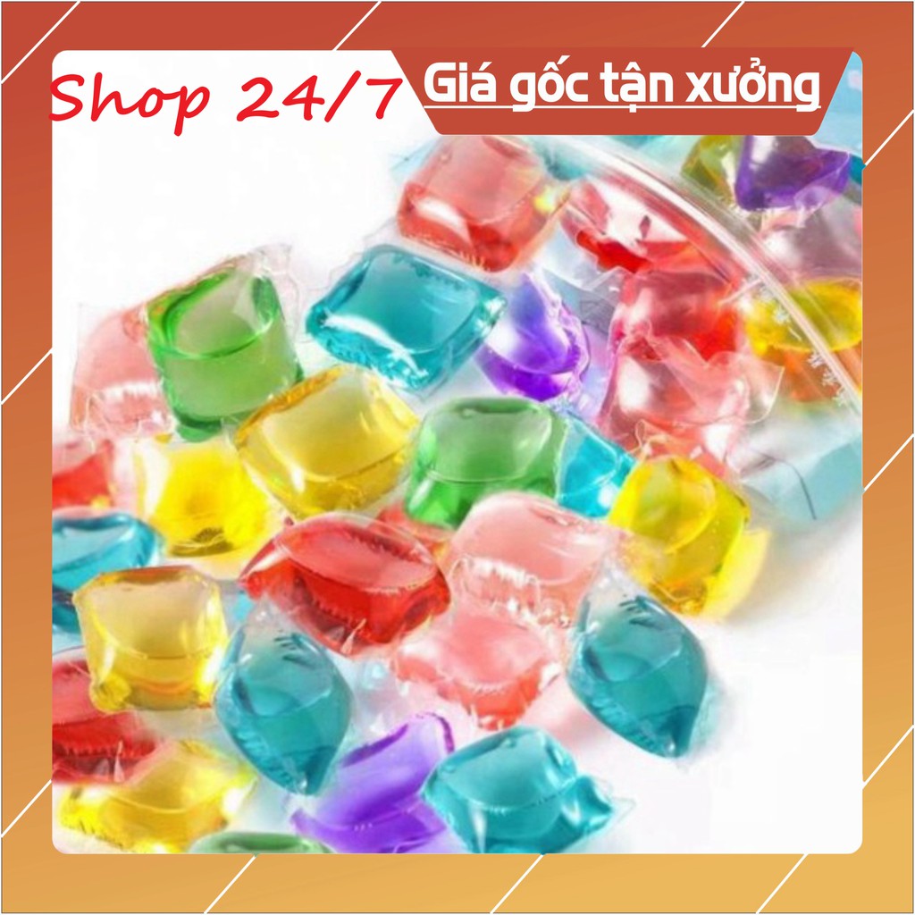 💕Bán Giá Sỉ💕 Hộp 30 Viên Xả Quần Áo Hàng Nội Địa Trung, Siêu Sạch, Loại Bỏ Tất Cả Các Vết Bẩn Kho Tan - Shop 24/7