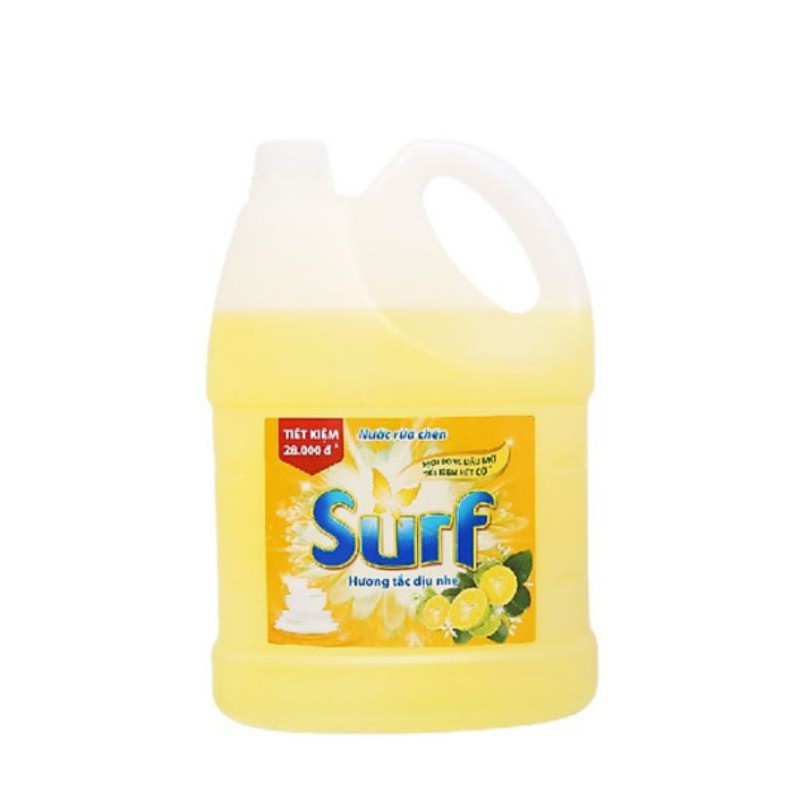Nước rửa chén Surf hương tắc dịu nhẹ (nhãn hàng từ Unilever)