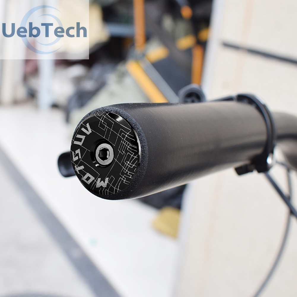Set 2 nút bịt tay cầm xe đạp bằng hợp kim nhôm Uebtech