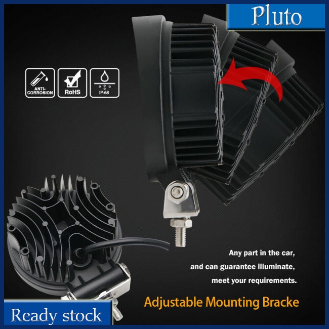 Mới Đèn LED Tròn 5 Inch 27W 12V 24V Chiếu Sáng Đa Năng