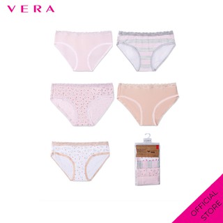 Pack 05 quần lót nũ cotton VERA xám hồng 9411