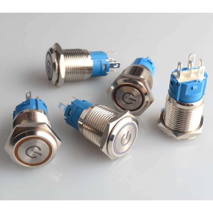 Công tắc LED ON OFF 16MM 12V