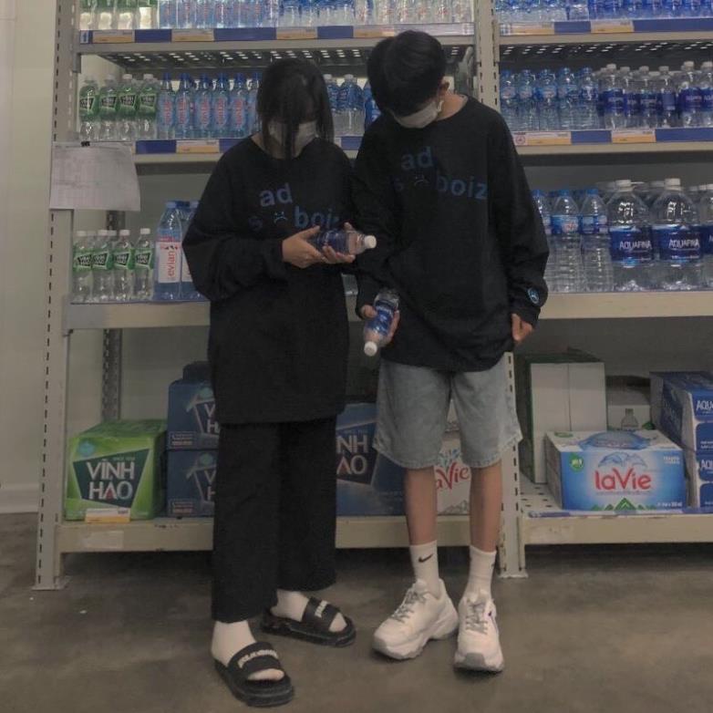 Áo Thun Nam Nữ  Form Rộng Dài Tay Sad Boyz Gấu Nâu Dày Mịn Thoáng Mát Thiết Kế Thời Trang Kiểu Dáng Năng Động Trẻ Trung