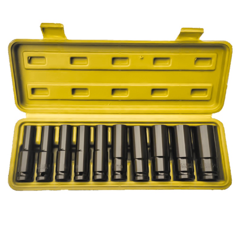 Bộ khẩu dài 10 Và 20 món dầy dặn dùng cho máy siết bulong chân 1/2