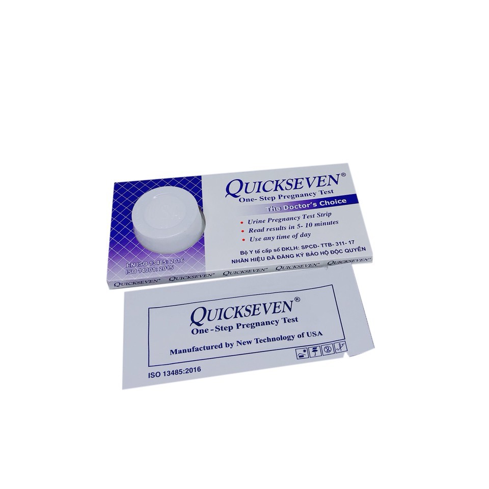 Que thử thai Quickseven phát hiện thai sớm – Combo 1 que