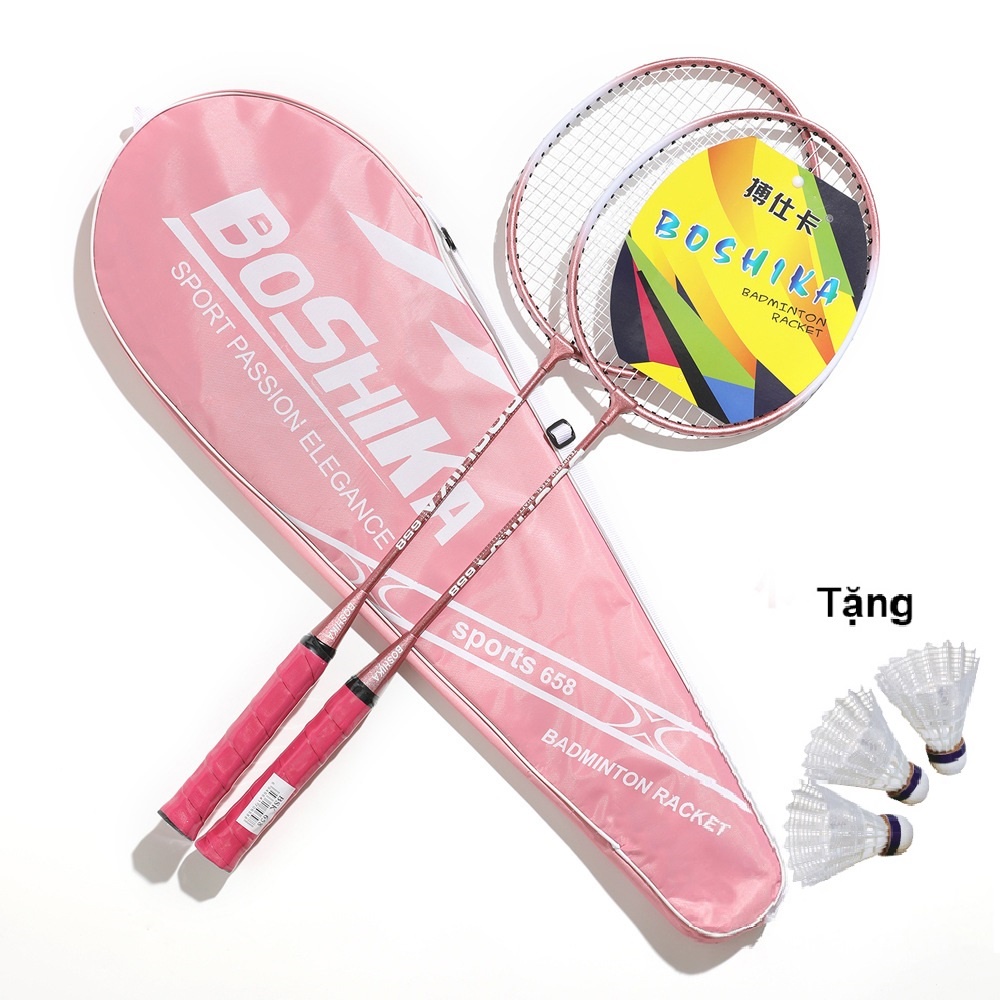 Bộ vợt cầu lông Boshika, Bộ 2 chiếc vợt cầu lông Boshika chất lượng cao