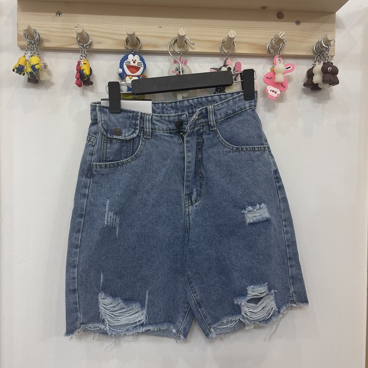 [Mã FAXAN1505 giảm 10K đơn 50K] Quần Short Jeans Ngố Nữ Ống Rộng MON Rách Ulzzang Nhiều Mẫu Hàng Cao Cấp