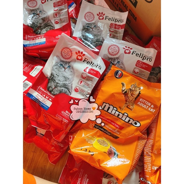 Hạt thức ăn cho mèo - Minino Cam 1kg3 Tuna - Vị Cá Ngừ 🐋