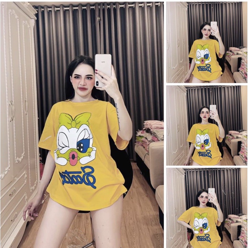 Áo phông free size unisex form giấu quần | BigBuy360 - bigbuy360.vn