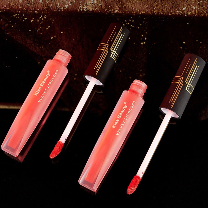 Son môi Kiss beauty kết cấu nhung mượt mịn môi, tông màu siêu đẹp, chống thấm nước, lâu trôi