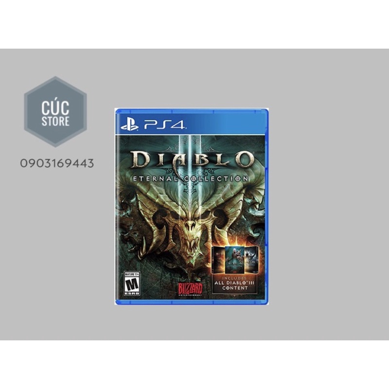 Đĩa chơi game PS4: Diablo 3 Eternal Collection