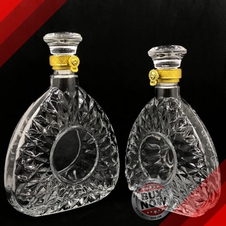 [HÀNG LOẠI 1] Combo 2 Chai Thủy Tinh Đựng Rượu XO 750ml và Chai Đựng Rượu 500ml – CB-M09M10 - Topbanchaynhat