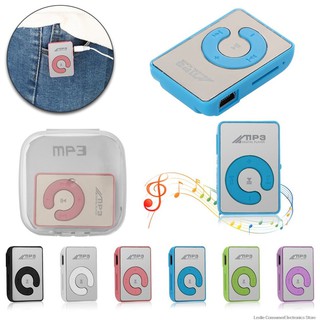 Máy nghe nhạc MP3 có màn hình LCD mini hỗ trợ micro SD/TF 32GB kỹ thuật số có kẹp tùy chọn màu sắc