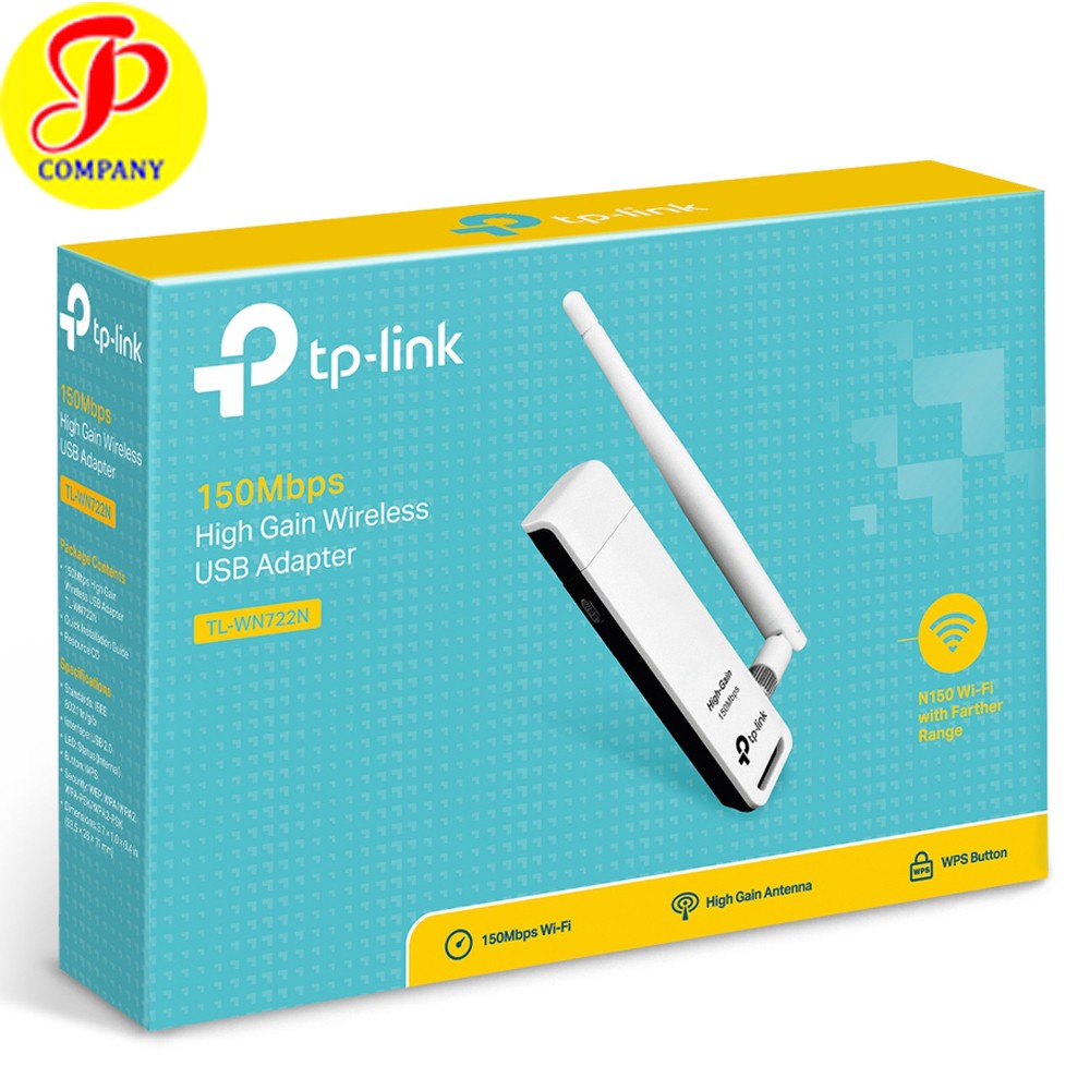 Thiết bị thu sóng wifi cổng USB TP-Link TL-WN722N