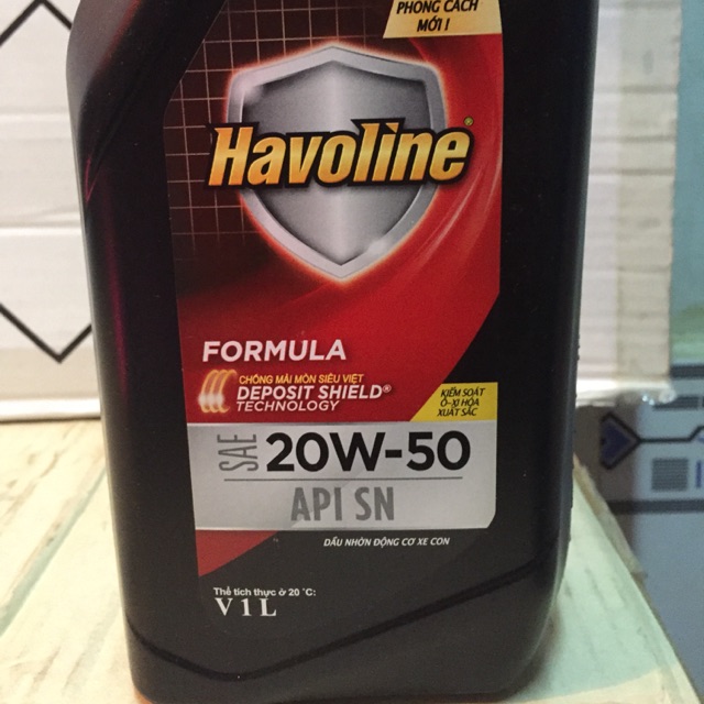 Nhớt Cantex Havoline (khiêng bảo vệ)