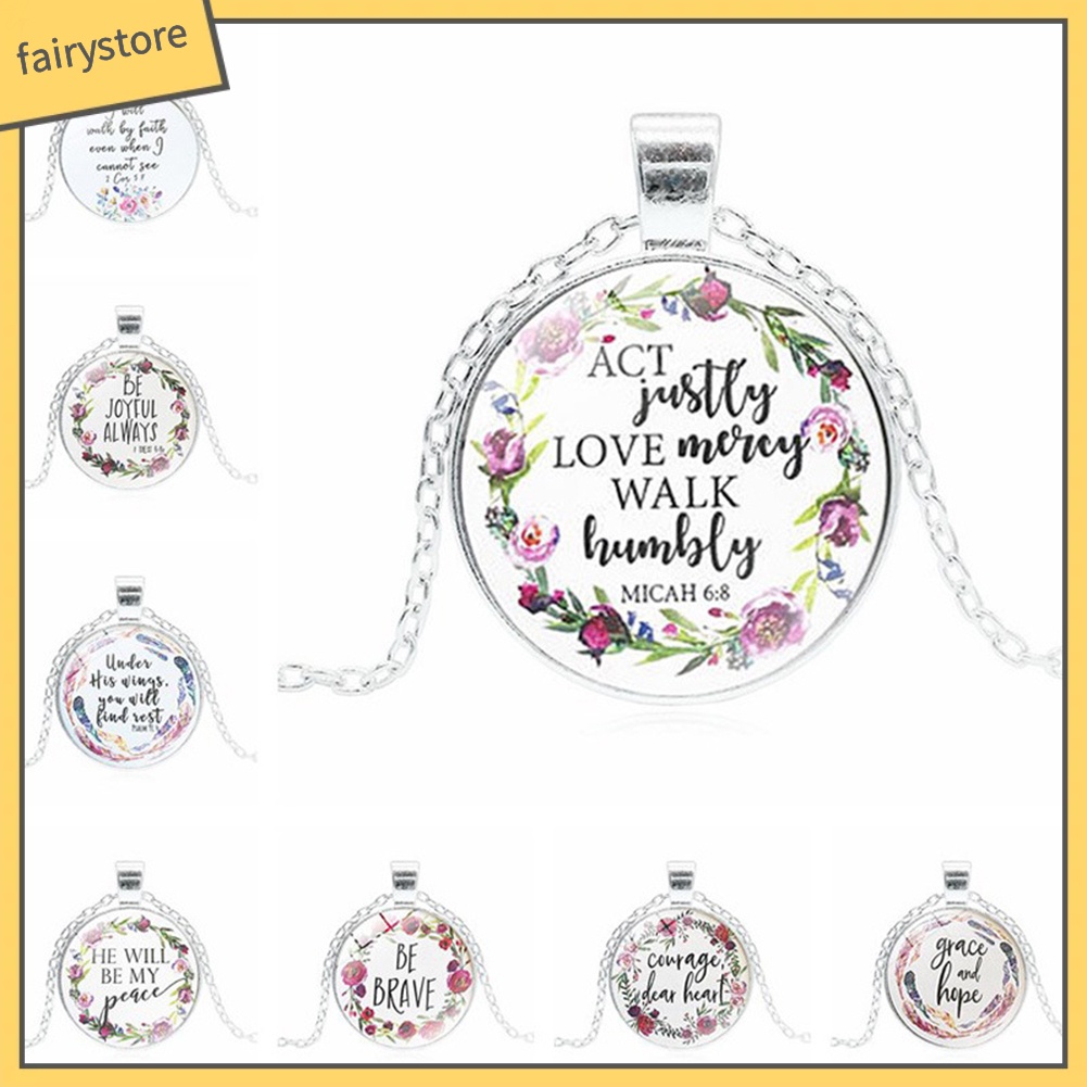 Dây Chuyền Mặt Thủy Tinh Họa Tiết Thời Trang Độc Đáo