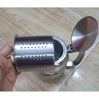 Ấm Pha Trà Inox 1L Zebra - 113404