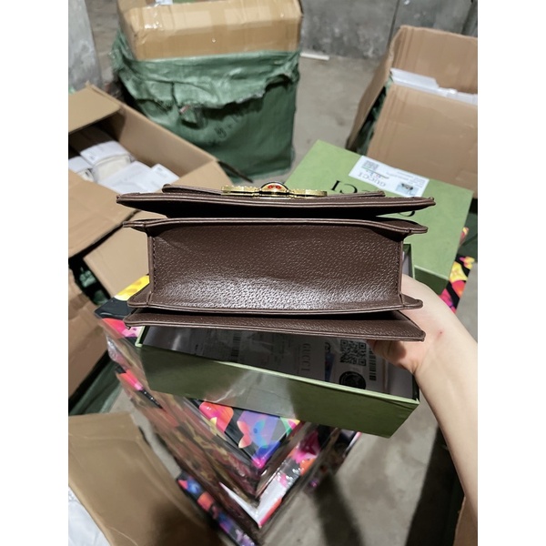 Túi xách GGci ong có quai cầm size 20- 25 kèm hộp dây vải đeo bản to