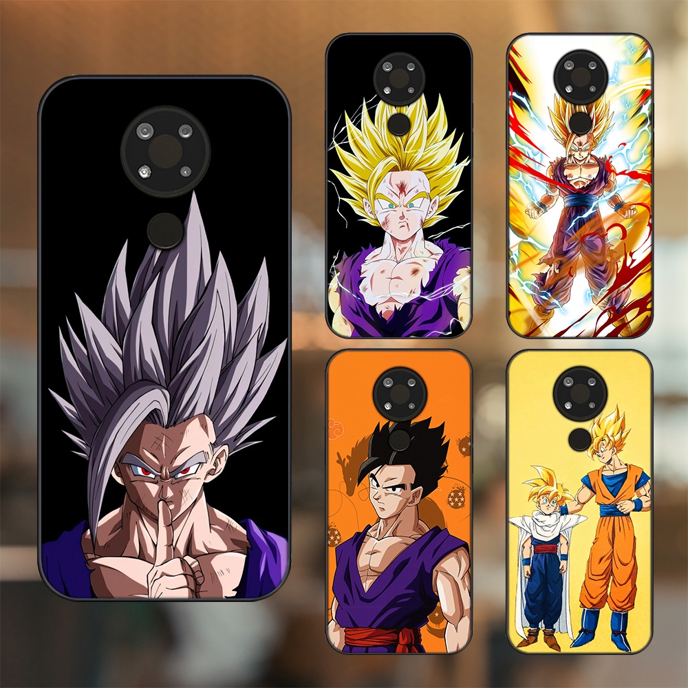 Ốp lưng Nokia 3.4 viền đen in hình Gohan Dragon Ball