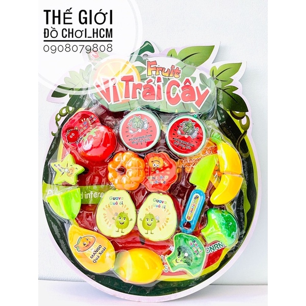 [HOT- VỪA CHƠI VỪA HỌC] Đồ chơi trái cây/hoa quả cắt thái dành cho bé yêu thích công việc nhà bếp
